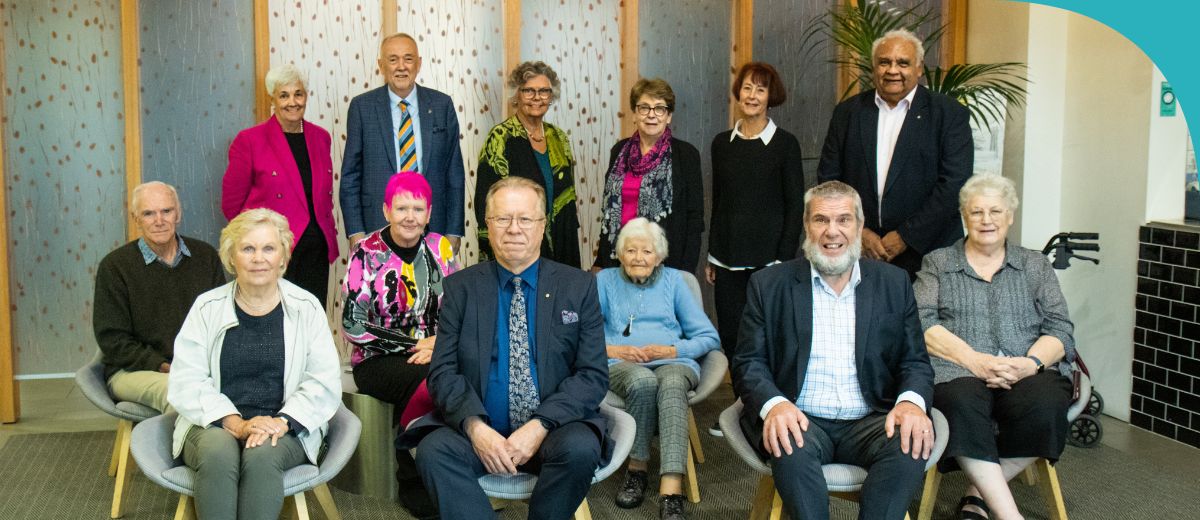 Group shot of the members of the Council of Elders